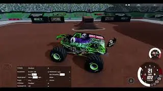 Grave digger freestyle in beamng drive