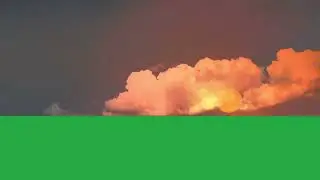 sunset green screen