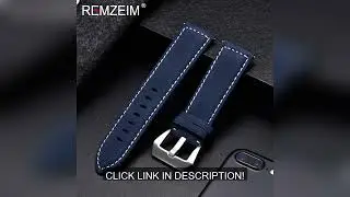 Genuine Leather Watchband Bracelet Black Blue Brown Vintage Matte Watch Strap For Women Men 18mm 20m