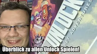 Die besten Unlock Spiele und was noch kommt! (Space Cowboys / asmodee)