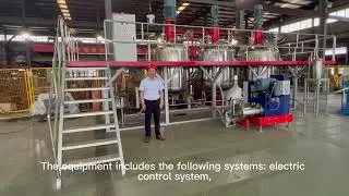 Intelligent paint making production line 5000-8000tons per year