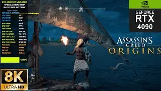 Assassin's Creed Origins 8K RTX 4090 Max Settings  Gameplay | Ultra Realistic Graphics