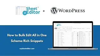 WordPress &ndash; How to Bulk Edit All in One Schema Rich Snippets