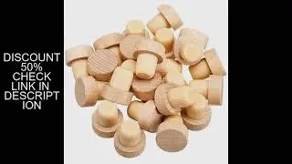 50Pc Wine Bottle Cork T Shaped Cork Plugs for Wine Cork Wine Stopper Reusable Wine Corks Wooden and