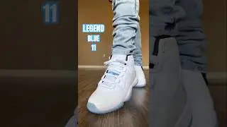 JORDAN 11 LEGEND BLUE On Feet Shots 🧊