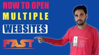 How to open multiple websites faster | How to open website faster