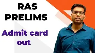 RAS Prelims admit card 2023 out | how to download ras prelims admit card 2023 | RPSC latest updates