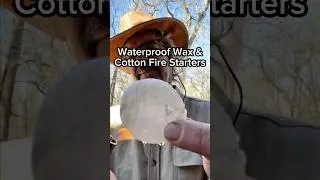 Waterproof Wax & Cotton Fire Starters