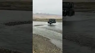 River Crossing at Leh Ladakh #trending #travel #viral #thar #manali #automobile #indianterritory