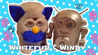 Furby & Space Robby Furby fake conversation | Whitefur & Windy 