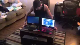 2014 Alienware 14 Unboxing Video Side by side to m14x r2