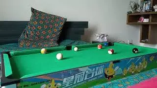 Playing On A Mini 4ft Pool Table