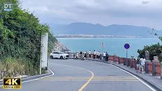 Driving along Yalong Bay 4K HDR - A Scenic Highway between Mountains and Sea - Sanya，China