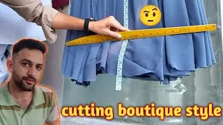 ✅long umbrella frock neet gharara  cutting/tailoring tips and tricks in Telugu🌀 mujeeb master✂️