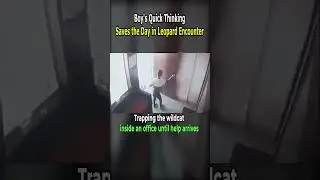 Boy's Quick Thinking Saves the Day in Leopard Encounter