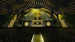 Music festival stage design concept - Xibalba (Mayan underworld)