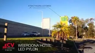 Weeroona Hotel &mdash; LED Pylon