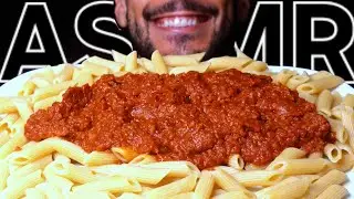 ASMR PENNE BOLOGNESE PASTA (EATING SOUNDS) NO TALKING MUKBANG