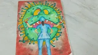 #Corona Virus Awareness #Drawing Saluting Doctors | #CraftLas