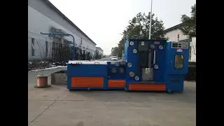 Brass Wire Drawing Machine with Annealer in Indian client's plant Model: 22DHT