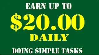 Make Money Online 2020 Worldwide | Earn $20.00 Daily | Ptc Site