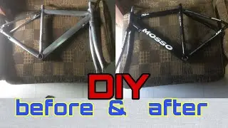 Repainting Mosso Bike Frame / (DIY) Using K92 paint