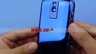 BlackBerry Bold 9000 Titanium Housing Cover - Blue