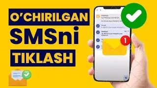 Android-da butunlay o'chirilgan SMS-xabarlarni tiklash (100% ish isboti), 2-usul videoni tegida!!!