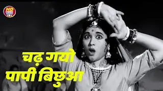 चढ़ गयो पापी बिछुआ || Lata Mangeshkar, Manna Dey HD Video Song Evergreen Hits || वैजयंती माला