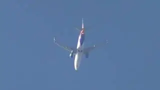 jet2 Boeing 737 overhead capture destination Newcastle airport Alt 29000
