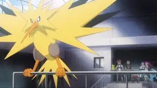 Pokemon Journeys Ash,Goh And Team Rocket Saw Zapdos