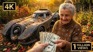 ASMR Car Restoration | 1989 Batmobile (Superhero Car) Full Rebuild From Worn to Showroom Iconic
