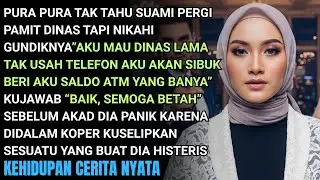 PURA PURA TAK TAHU SUAMI PAMIT DINAS MALAH NIKAHI GUNDIK KUSELIPKAN SESUATU BUAT DIA PANIK SAAT AKAD
