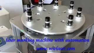 Diode-pumped laser marking machine with automatic marking system