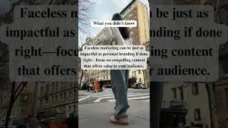 Faceless Marketing Tips