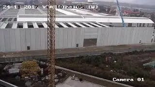 The building of a warehouse