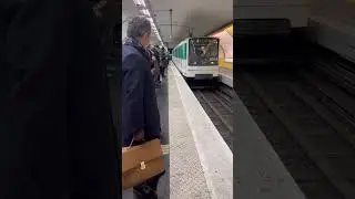 Paris France 🇫🇷 metro train is the convenient transport in the city of Paris
