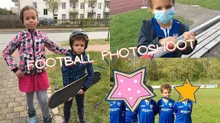 Football Photo Shoot | He feels like a Model |  LIFE IN GERMANY