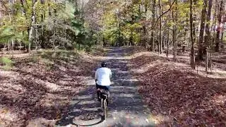 Stress busting fall bike ride