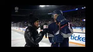 Stadium series 2025, interview with Justin Danforth, CBJ 5-3 DET #nhl #stadiumseries #2025 #columbus