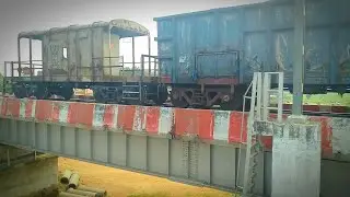 Loaded Freight Train BOXNL Rake | Mayurakshi River Bridge | Indian Railways  #trending #train