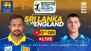 LIVE NOW 🔴 Sri Lanka vs England | 2nd  ODI | England Tour 2026 #cricket26