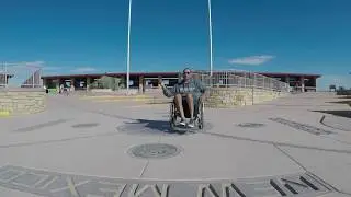 Wheelchair - Traveling Solo - 4 Corners Monument - Showering In The Desert