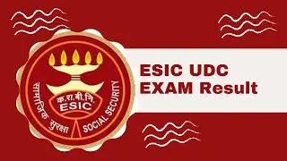 ESIC udc result 2022