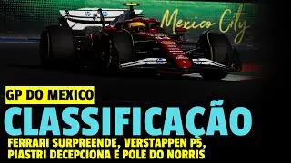 F1 2025 - HAMILTON E LECLERC SURPREENDEM, POLE DO NORRIS E VERSTAPPEN EM P5 | QUALI GP MEXICO 