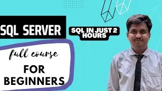 SQL server full course for beginners in Urdu/Hindi