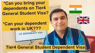 UK Tier 4 Dependent Visa | SPOUSE VISA | Come with your partner and Kids to UK | Study In UK 2020