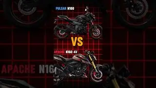 Pulsar N160 vs Apache 160 4V 🔥 Power, Mileage & ABS Fight