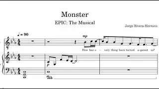 Monster (EPIC: The Musical) Piano Cover