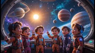 Space Adventure Rhyme for Kids | Fun Learning Song About Planets & Solar System 🌞🌍